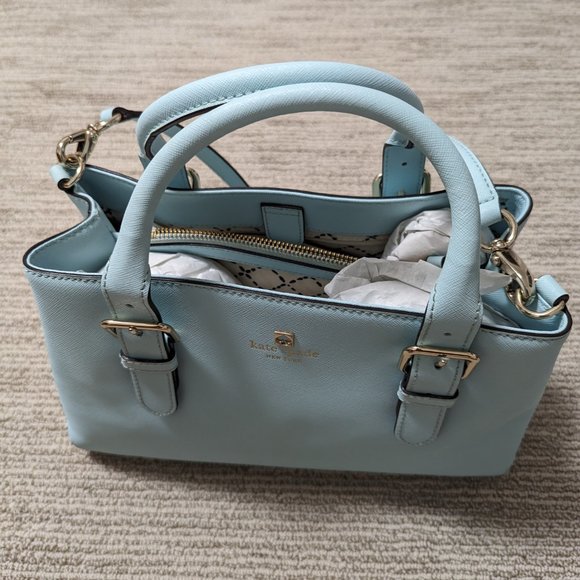 Turquoise Kate Spade Satchel - Vibrant Sophistication 💠 - Picture 5 of 5